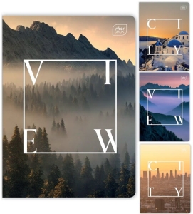 ZESZYT A5 80K KRATKA UV INTERDRUK TRAVEL MIX 1szt.