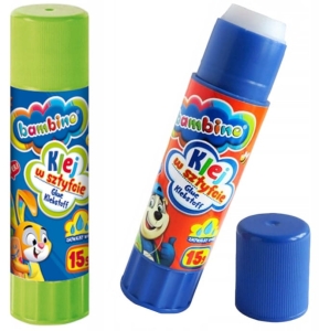 KLEJ W SZTYFCIE 15g MINI ZOO BAMBINO MIX 1szt.