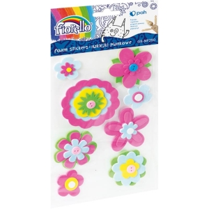 NAKLEJKI PIANKOWE FIORELLO GR-NP290 KWIATY 1szt.