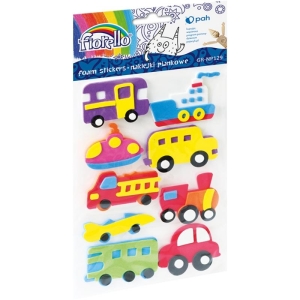 NAKLEJKI PIANKOWE FIORELLO GR-NP129 POJAZDY 1szt.