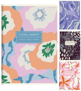 ZESZYT A5 60K W LINIĘ MARGINES 70g TOP 2000 FLORADELIC MIX WZORÓW 1szt.