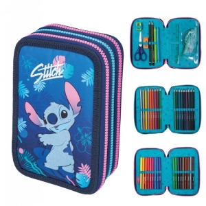 Piórnik rozkładany potrójny CoolPack z wyposażeniem - STICH