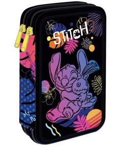 PIÓRNIK PODWÓJNY Z WYPOSAŻENIEM DISNEY BLACK JUMPER 2 STITCH