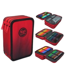 PIÓRNIK POTRÓJNY Z WYPOSAŻENIEM COOLPACK JUMPER 3 GRADIENT CRANBERRY