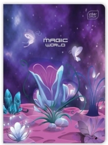 ZESZYT A5 32K KRATKA 70g OKŁADKA METALICZNA INTERDRUK METALLIC FANTASY 1szt.