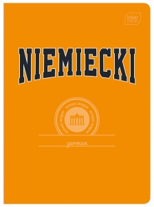 ZESZYT DO NIEMIECKIEGO A5 60K KRATKA OKŁADKA HYBRYDOWA ŚCIĄGA J. NIEMIECKI