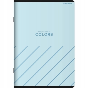 ZESZYT A5 80K KRATKA Z MARGINESEM LAMINOWANY TOP 2000 COLORS MIX 1szt.