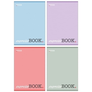 Zeszyt A5/32 linia 60g z marginesem brak adresówki okładka laminowana OFFICE PRODUCTS mix kolorów 1szt. /16253261-99/