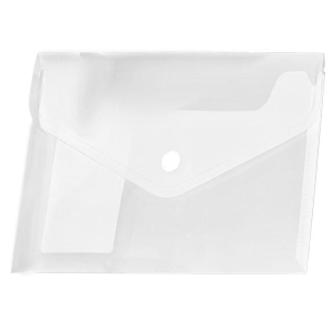 Teczka kopertowa na zatrzask A4 TETIS BT611 transparentna 1szt. /BT611-T/