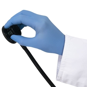 Rękawiczki nitrylowe bezpudrowe rozmiar "M" easyCARE 100 szt.