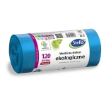 Worki na śmieci STELLA 120l bardzo mocne niebieskie 25 sztuk /ST-ST-004188/