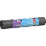 Worki na śmieci 60l LDPE 22,5 µm FIXI mocne z taśmą czarne 10szt. /WNS-8970/