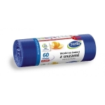 Worki na śmieci 60l STELLA wytrzymałe granatowe z uszami  20szt. /ST-ST-009725/