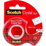 Taśma SCOTCH CRYSTAL 19 mm x 7,5 m z podajnikiem /3M-UU005552839/