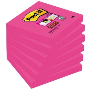 Notes samoprzylepny 76x76mm 90 kartek 654-6SS-PNK różowy 3M POST-IT /3M-70005251478/