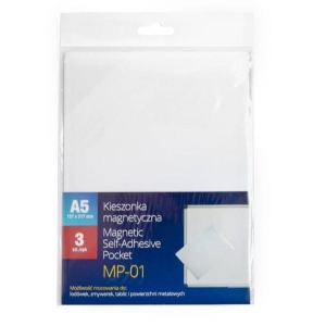 Kieszeń magnetyczna A5 przeźroczysta MP-01 ARGO 3szt. /601340/