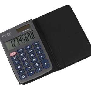 Kalkulator kieszonkowy 8 pozycyjny VECTOR KAV VC-100 szary /K-VVC100/
