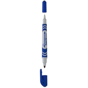Marker foliopis/do CD dwustronny 2,5-3mm i 0,6-1,2mm PENTEL niebieski /N65W-C/