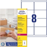 Etykiety kryjące wysyłkowe Block Out Avery Zweckform białe, A4, 100 ark. op., 99,1 x 67,7 mm /L7165B-100/