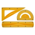Zestaw geometryczny TETIS pomarańczowy /BL010-PK/