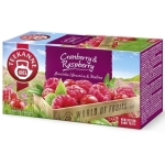 Herbata owocowa kopertowana TEEKANNE Żurawina i Malina 20szt. -39704-