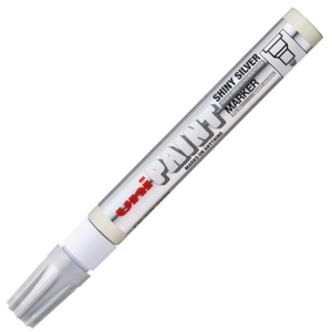 Marker olejowy 2,2-2,8mm UNI PAINT PX-20 srebrny błyszczący /UNPX20/DSR/