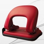 Dziurkacz do 25 kartek metalowy TETIS czerwony /GD009-AC/