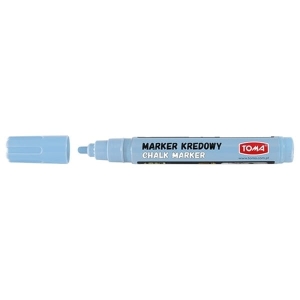 Marker kredowy ścierany na mokro okrągły 4,5mm TOMA 292 pastelowy niebieski