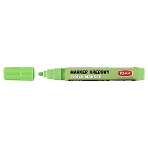 Marker kredowy ścierany na mokro okrągły 4,5mm TOMA 292 pastelowy zielony