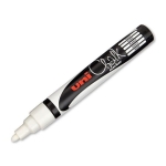 Marker kredowy okrągły UNI CHALK UNPWE5M/DBI biały