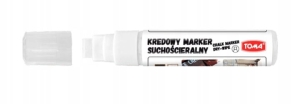 MARKER KREDOWY ŚCIERANY NA SUCHO OKRĄGŁY 15mm TOMA 294 BIAŁY