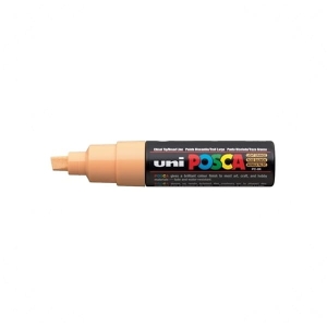 Marker z farbą plakatową ścięty 8,0mm UNI POSCA PC-8K jasny pomarańczowy NR 54 1szt.  /UNPC8K/6JPO/ /138472/