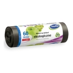 Worki na śmieci STELLA ekologiczne 60l czarne 10 sztuk /ST-ST-004164/
