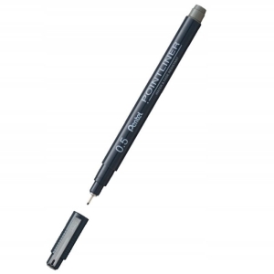 Cienkopis PENTEL POINTLINER szary 0,5mm 1szt. /S20P-5N/