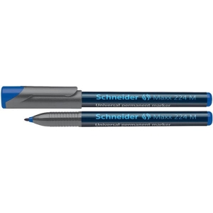 Foliopis permanentny SCHNEIDER Maxx 224, M, 1,0 mm, niebieski /SR1203/
