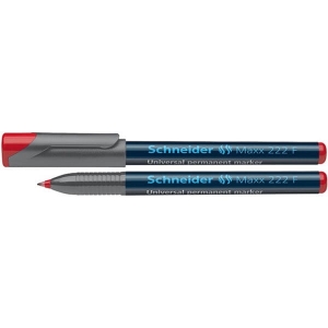 Foliopis permanentny SCHNEIDER Maxx 222, F, 0,7 mm, czerwony /SR112202/