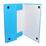 Teczka skrzydłowa na rzepy 4cm OFFICE PRODUCTS niebieska /21187411-01/