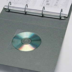 Kieszeń samoprzylepna na 2-4 CD Q-Connect 10 szt. /KF27032/