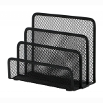 Sorter do korespondencji Q-CONNECT Office Set metalowy 3 przegrody czarny /KF00876/