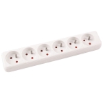 Przedłużacz OFFICE PRODUCTS 6 gniazd 5m z uziemieniem biały /13116521-14/