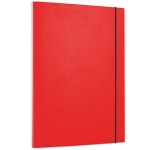 Teczka skrzydłowa z gumką 1,5 cm czerwona OFFICE PRODUCTS /21187311-04/