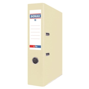 Segregator DONAU LIFE A4/75 pastel żółty 1szt. /3966001PL-11/