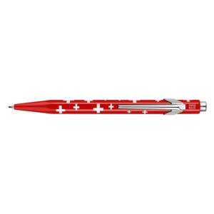 Długopis automatyczny CARAN D'ACHE 849 SWISS FLAG M czerwony 1 szt /CD849-253/