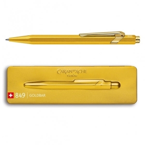 Długopis automatyczny CARAN D'ACHE 849 GOLDBAR M w pudełku złoty 1 szt /CD849-999/
