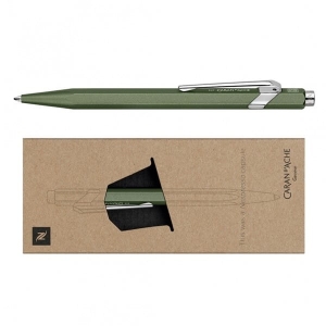 Długopis automatyczny CARAN D'ACHE 849 NESPRESSO GREEN INDIA m w pudełku zielony 1 szt /CD849-248/