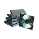 Pudełko na CD/DVD Q-CONNECT STANDARD przezroczyste 1szt. /KF02209/