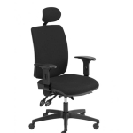 Fotel OFFICE PRODUCTS KEFALONIA czarny 1szt. /23023641-05/