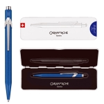 Długopis automatyczny CARAN D ACHE 849 COLORMAT-X M w pudełku niebieski 1szt. /CD849-635/