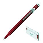 Długopis automatyczny CARAN D ACHE 849 COLORMAT-X M w pudełku czerwony 1szt. /CD849-585/