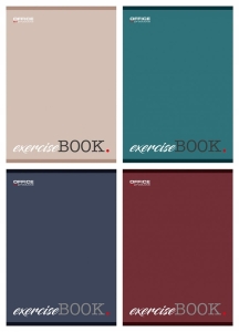 ZESZYT SZKOLNY A5 96K KRATKA MARGINES LAMINOWANY KOLORY MIX 1szt.